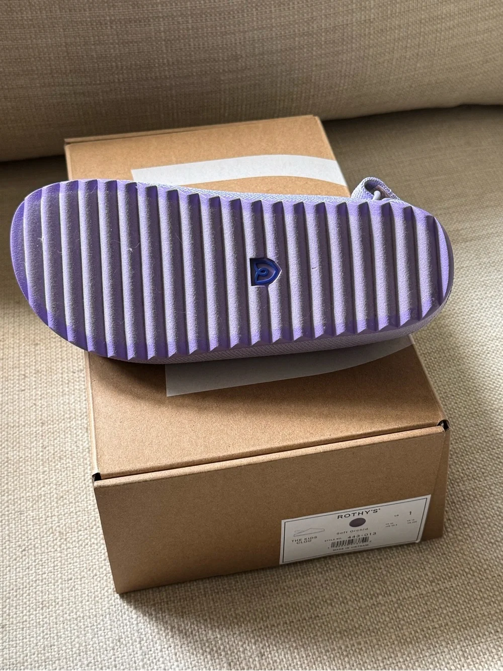 Rothy's The Kids Clog- Slip-On Slingback clogs - Soft Orchid